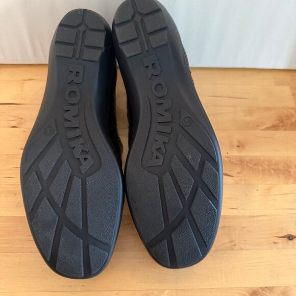 SIZE 10 41 Romika Cassie 50 Womens Black Leather Mary Jane Shoes - Picture 10 of 11